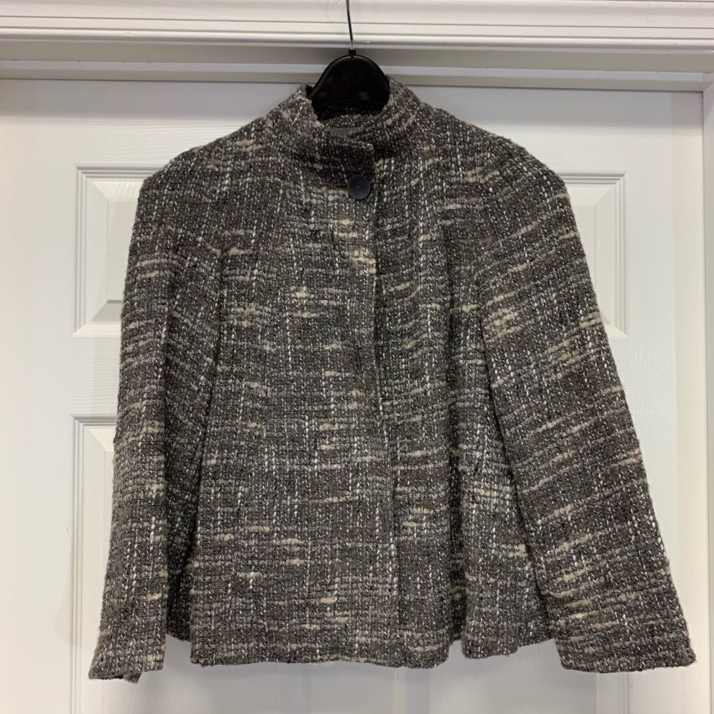 J. Jill Twill Neutrals Suit Jacket Blazer sz SP NWT